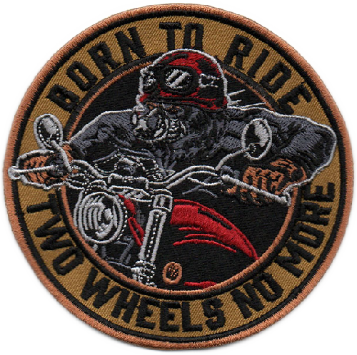 Born To Ride Two Wheels Virtual Patch